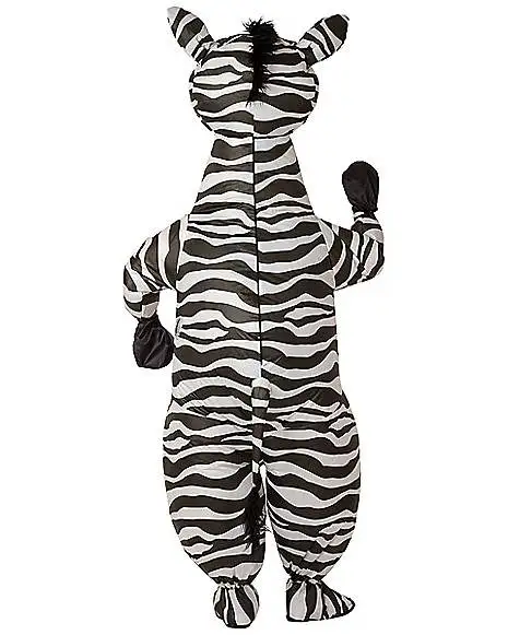 Spirit Halloween Adult Zebra Inflatable Costume 4 Spirit Halloween Adult Zebra Inflatable Costume - Image 2