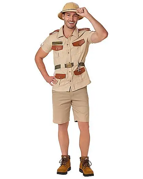 Spirit Halloween Adult Men's Zookeeper Costume 3 Spirit Halloween Adult Men's Zookeeper Costume