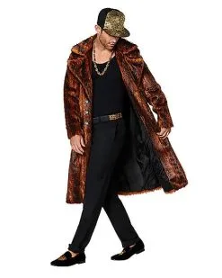 Spirit Halloween Faux Fur Coat