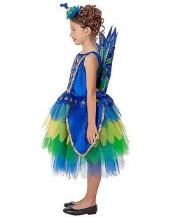 Spirit Halloween Kids Peacock Costume -Spooky Costume Store 07522022 c