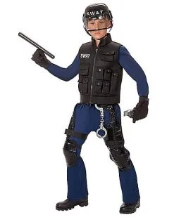 Spirit Halloween Kids SWAT Costume - The Signature Collection