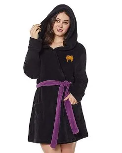 Spirit Halloween Hooded Glorious Morning Robe - Hocus Pocus -Spooky Costume Store 07552078 c