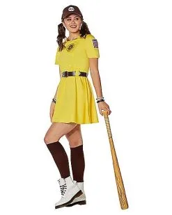 Spirit Halloween Adult Racine Belles Costume - A League Of Their Own -Spooky Costume Store 07554496 c
