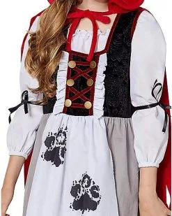 Spirit Halloween Kids Red Riding Hood Costume 7 Spirit Halloween Kids Red Riding Hood Costume -Spooky Costume Store 07555030 c