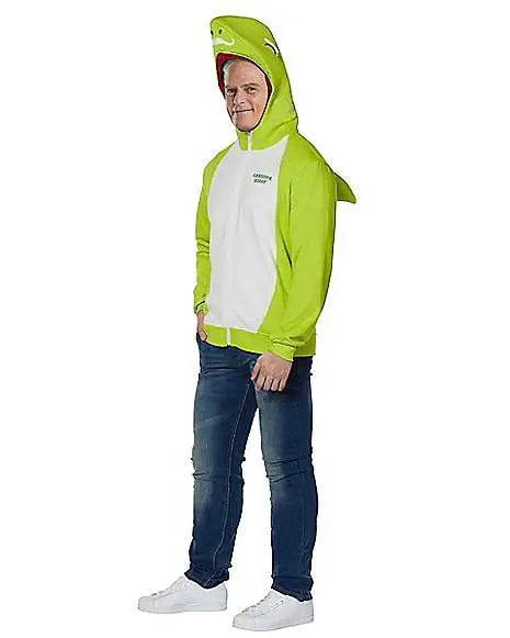 Spirit Halloween Adult Grandpa Shark Costume Hoodie - Baby Shark 4 Spirit Halloween Adult Grandpa Shark Costume Hoodie - Baby Shark - Image 2