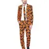 Spirit Halloween Adult Spooky Pumpkin Suit -Spooky Costume Store 07561491 a