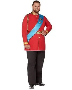 Spirit Halloween Adult English Prince Plus Size Costume