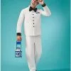 Spirit Halloween Adult Retro Milk Man Costume -Spooky Costume Store 07574288 a