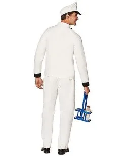 Spirit Halloween Adult Retro Milk Man Costume -Spooky Costume Store 07574288 c