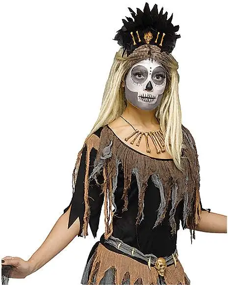 Spirit Halloween Voodoo Queen Deluxe Headpiece 3 Spirit Halloween Voodoo Queen Deluxe Headpiece