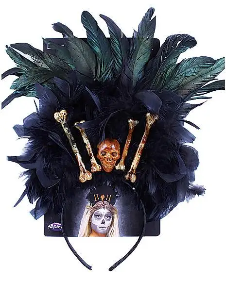 Spirit Halloween Voodoo Queen Deluxe Headpiece 4 Spirit Halloween Voodoo Queen Deluxe Headpiece - Image 2
