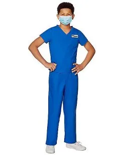 Spirit Halloween Kids Medical Scrubs Costume