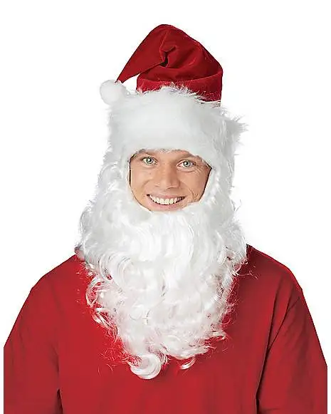 Spirit Halloween Santa Wig With Hat And Beard 3 Spirit Halloween Santa Wig With Hat And Beard