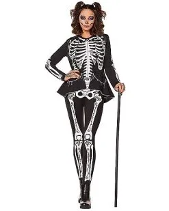 Spirit Halloween Adult Skeleton Costume - The Signature Collection