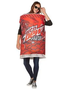 Spirit Halloween Adult Code Red Costume - Mountain Dew -Spooky Costume Store 07656531 c