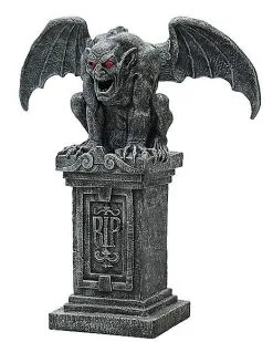 Spirit Halloween 3.5 Ft Gargoyle Animatronic -Spooky Costume Store 07687833 c